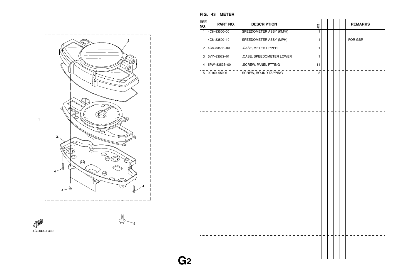 Yamaha YZF-R1(4C81) User Manual | Page 77 / 89