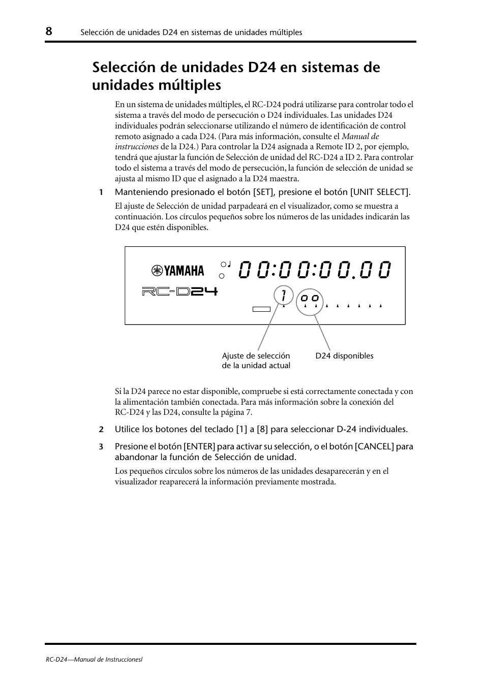 Yamaha RC-D24 User Manual | Page 47 / 62