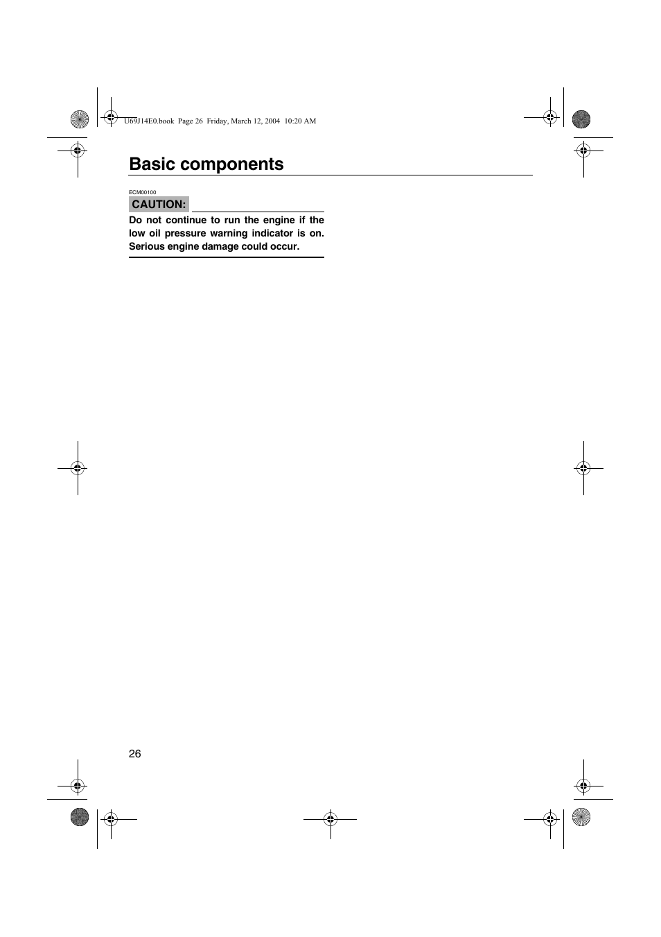 Basic components | Yamaha F225D User Manual | Page 32 / 81