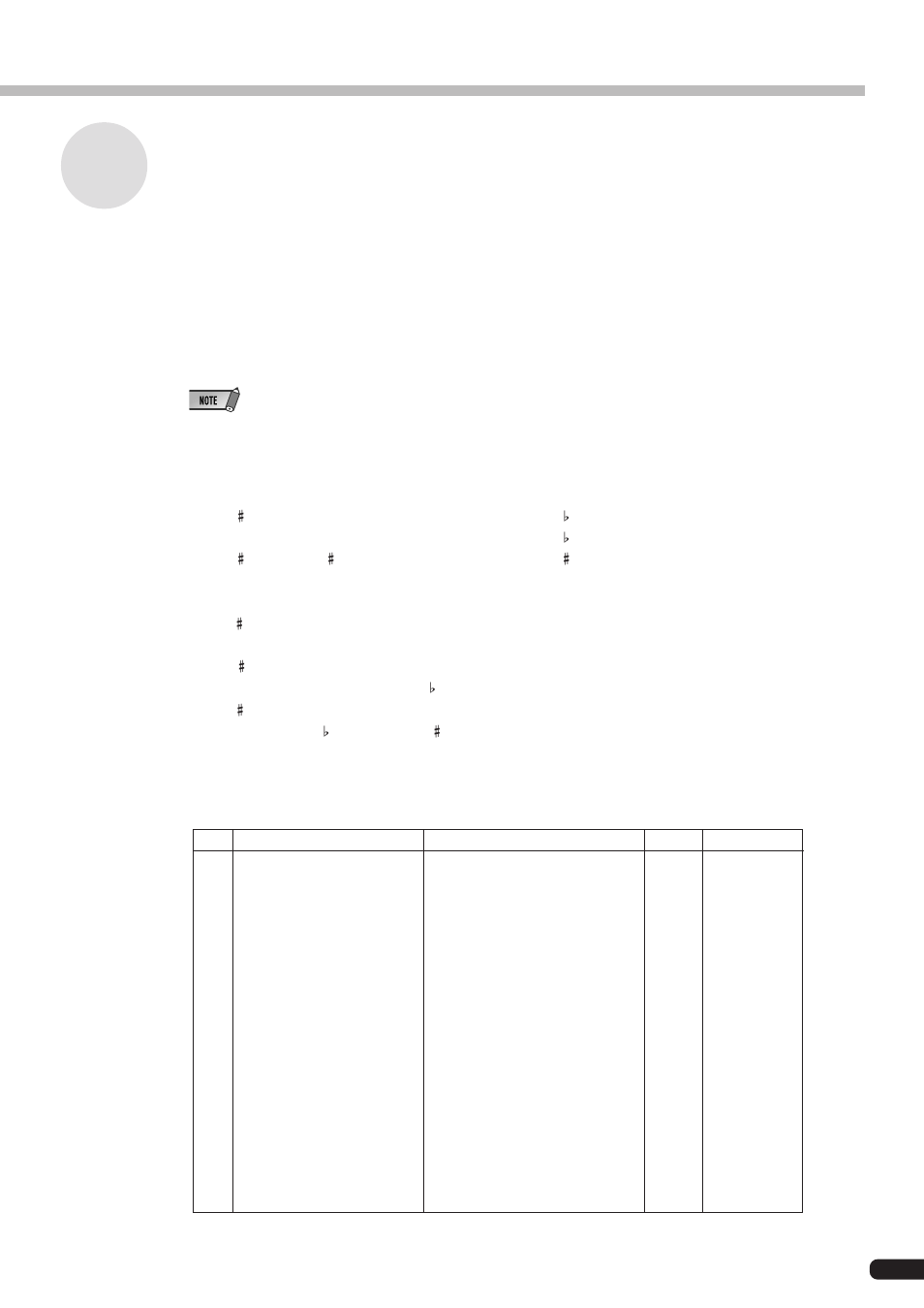Harmony parameters, Chordal harmony parameters, Parameter list | Chords recognized in chordal type | Yamaha PLG100-VH User Manual | Page 19 / 32