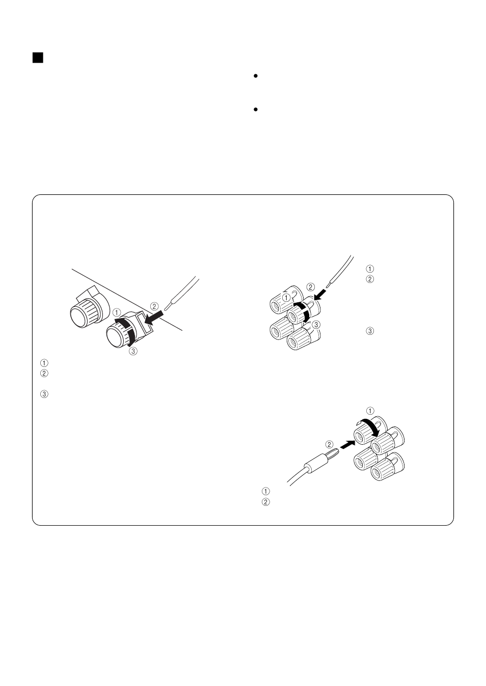 Connecting speakers, How to connect | Yamaha AX-596 User Manual | Page 12 / 19