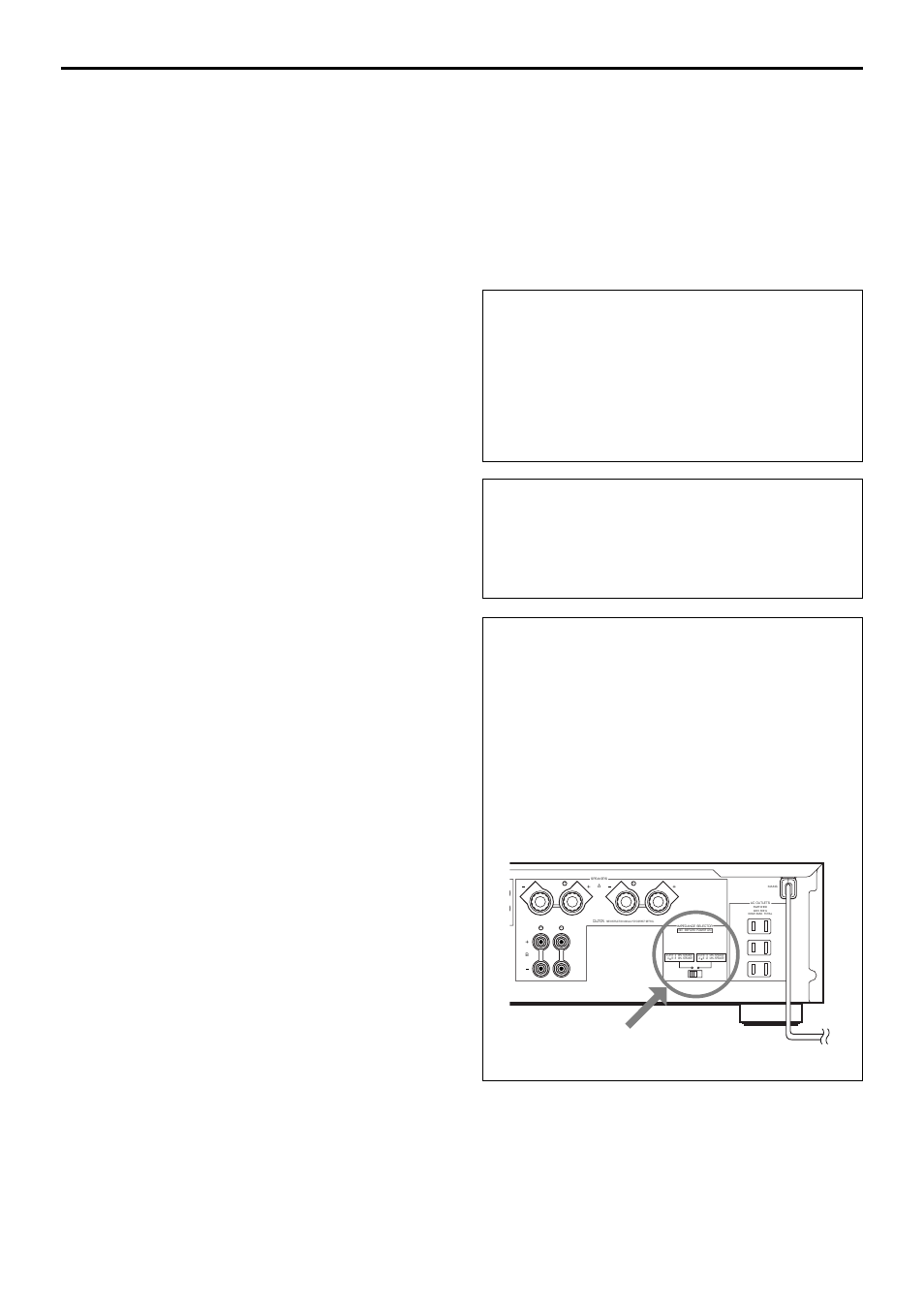 Caution, Caution: read this before operating your unit, For canadian customers | Yamaha AX-596 User Manual | Page 6 / 19