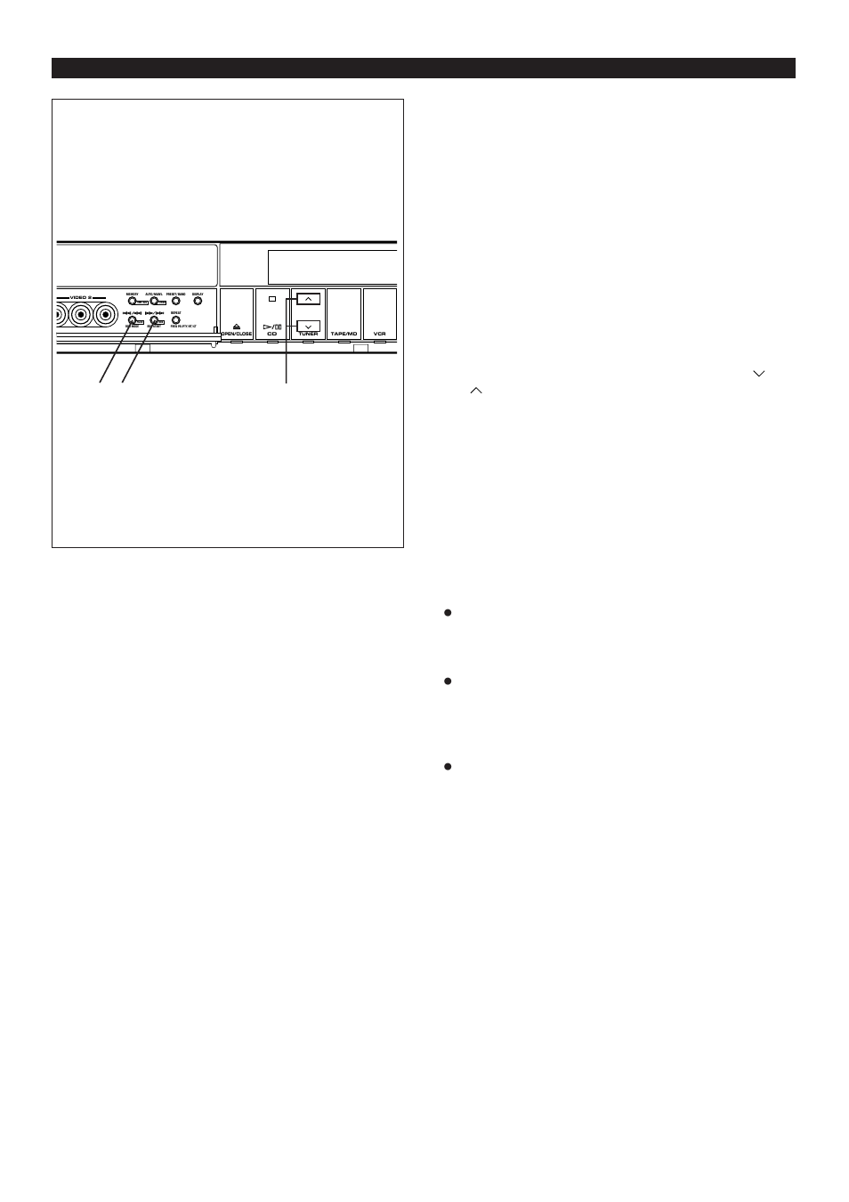 E-42, Receiving rds stations, U.k. and europe models only | Yamaha AV1 User Manual | Page 44 / 57