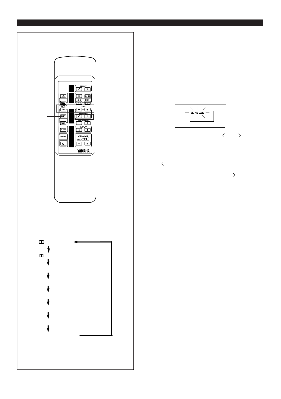 E-46, Using digital sound field processor (dsp) | Yamaha AV1 User Manual | Page 48 / 57