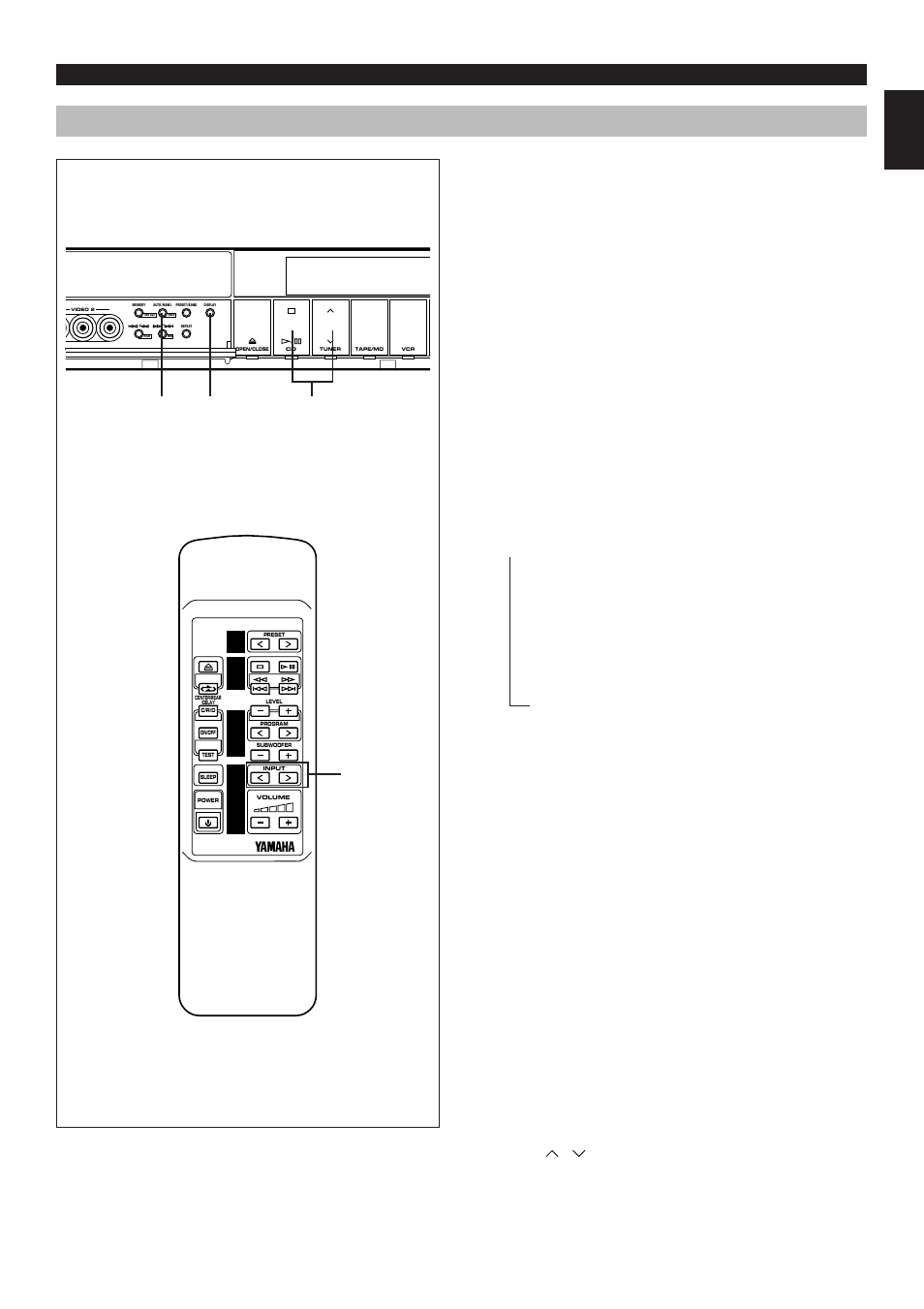 How to use the built-in timer, Timer play, E-49 english how to use the built-in timer | Current time (timer on/off mode), Source selecting mode (tuner, cd), On time/time setting mode, Off time/time setting mode | Yamaha AV1 User Manual | Page 51 / 57