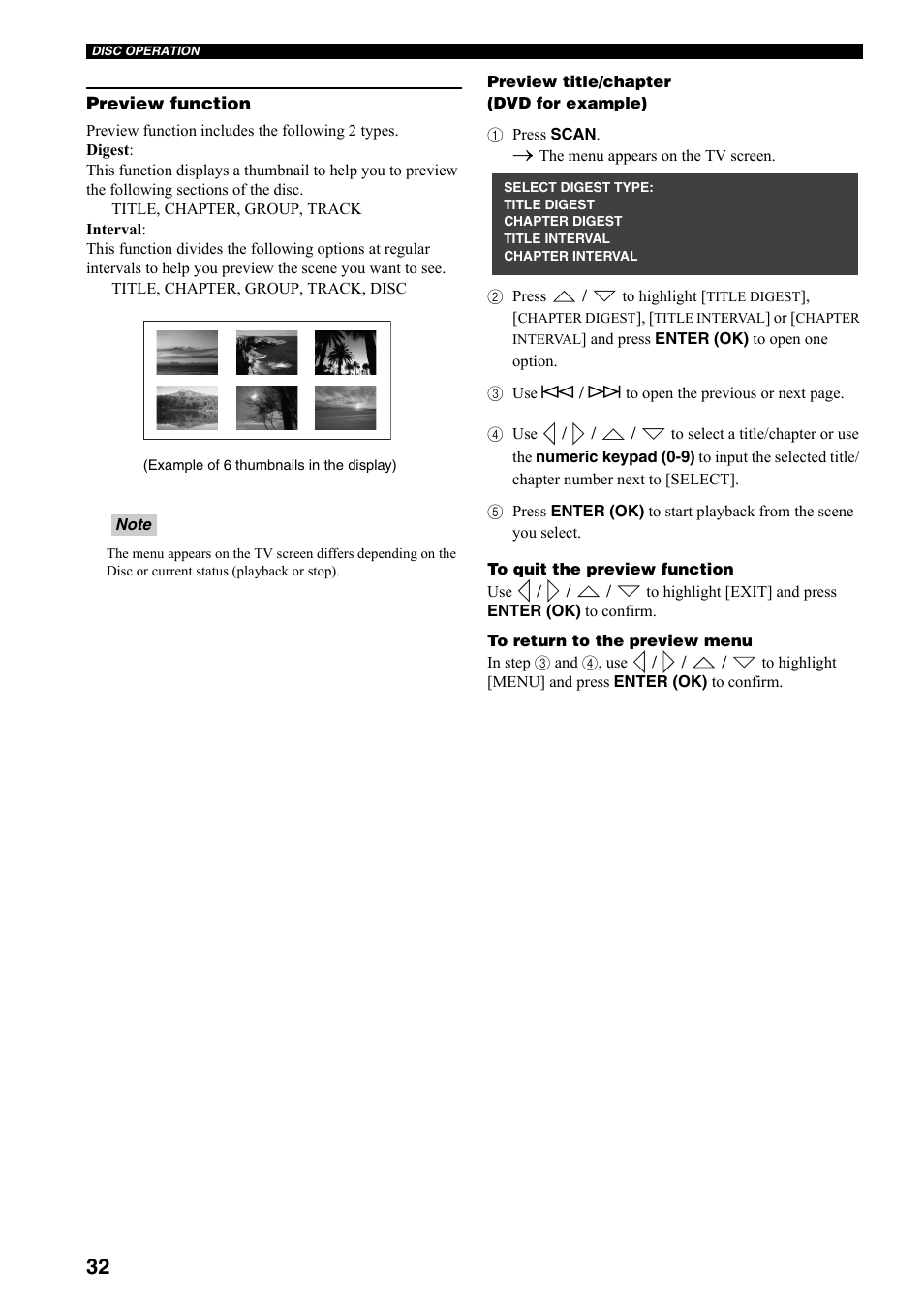 Yamaha DVX-S301 User Manual | Page 37 / 65