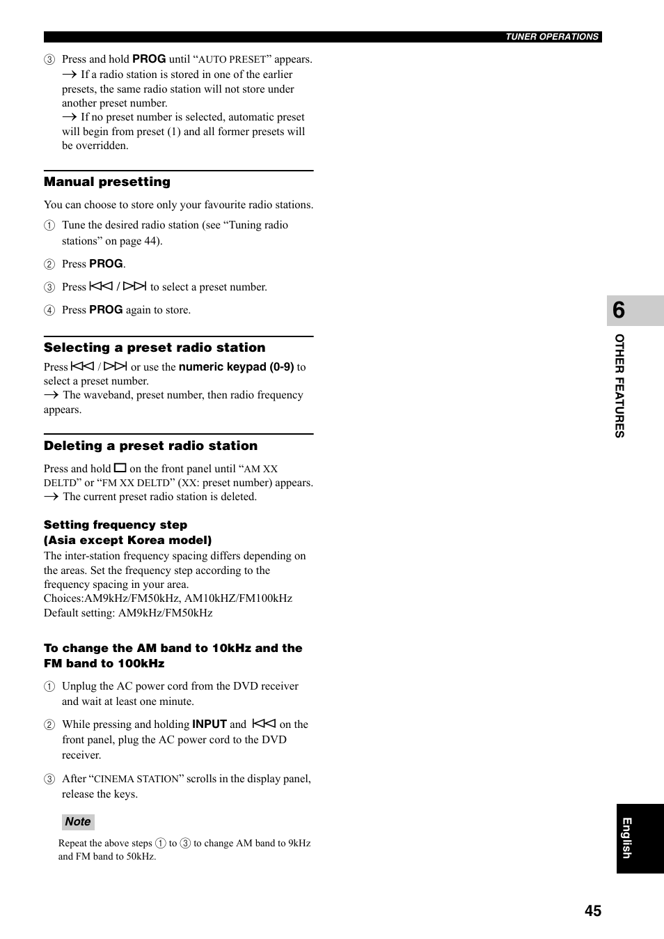 Yamaha DVX-S301 User Manual | Page 50 / 65