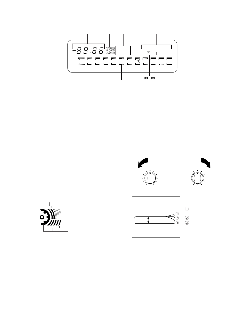 Linear time tape counter, Tape remain indicator, Play trim control adjustment | Yamaha KX-10 User Manual | Page 6 / 16