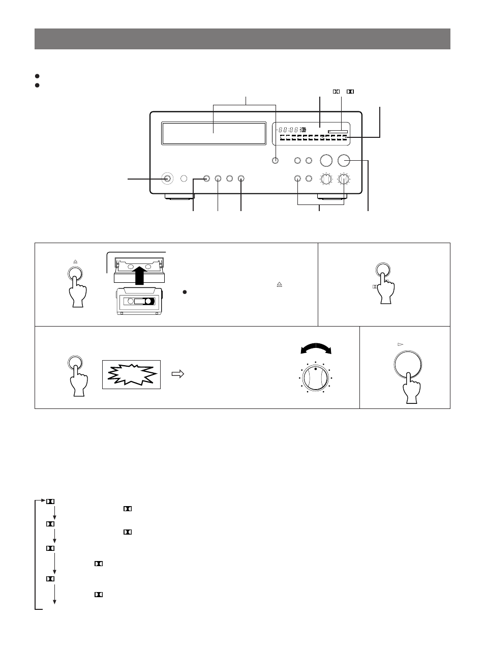 Recording, Preparation for recording, Dolby nr button setting (in step 2) | Yamaha KX-10 User Manual | Page 8 / 16