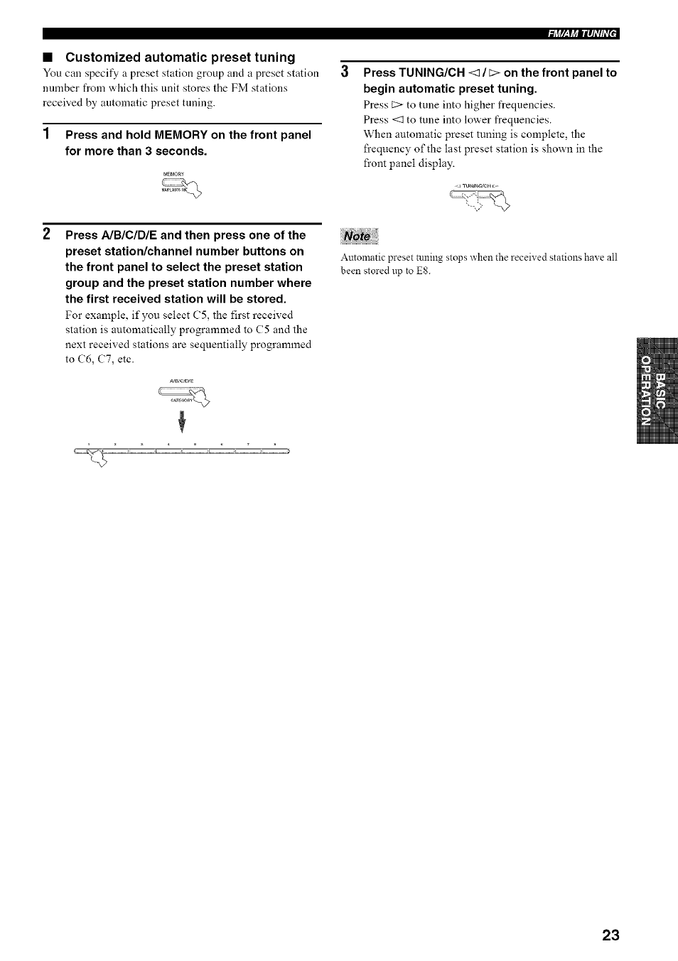 Note | Yamaha RX-497 User Manual | Page 27 / 53