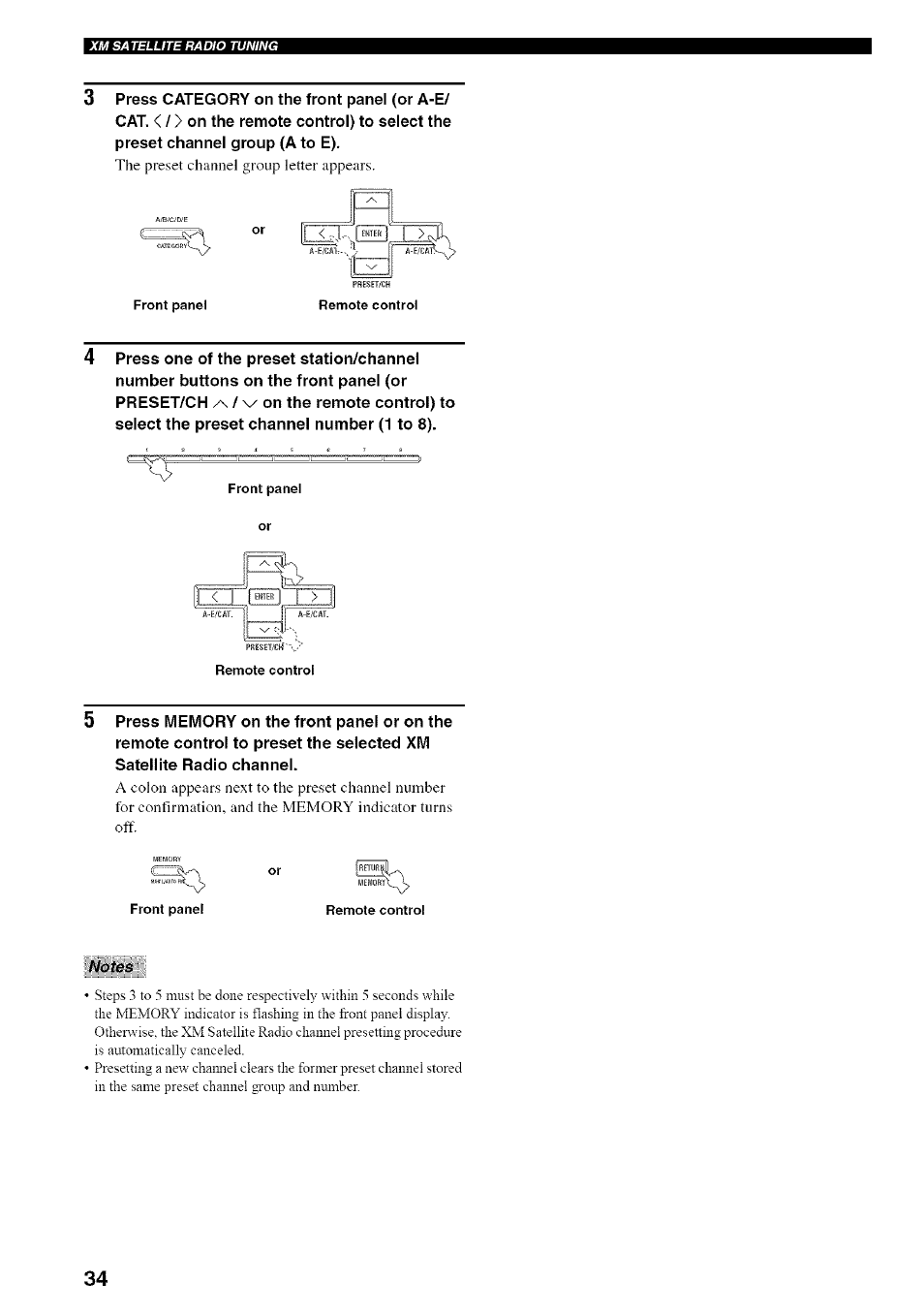 Notes, Ii >4 | Yamaha RX-497 User Manual | Page 38 / 53