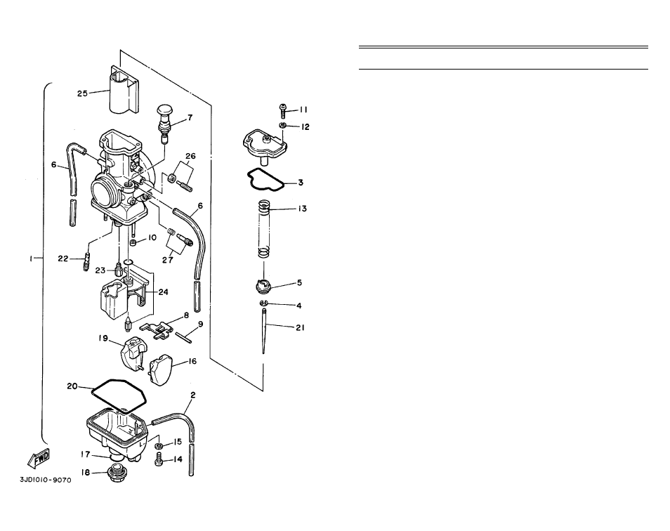 Carburetor | Yamaha YCDCMP User Manual | Page 10 / 48