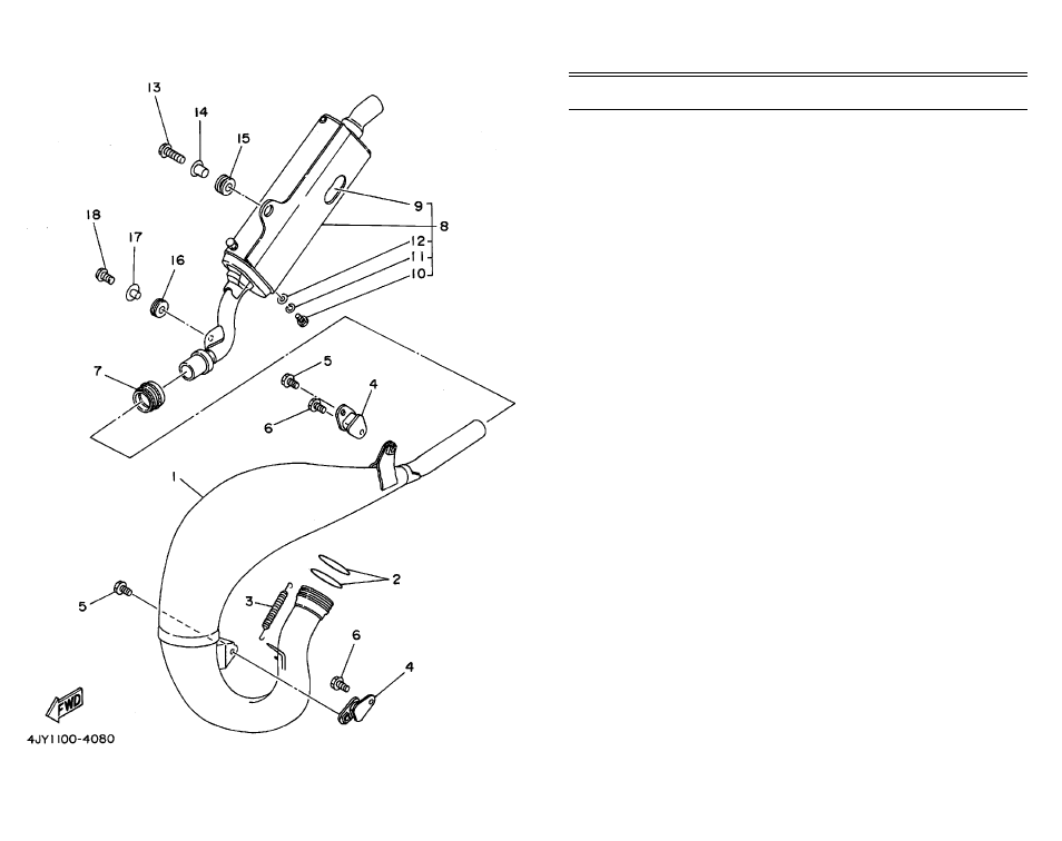 Exhaust | Yamaha YCDCMP User Manual | Page 11 / 48