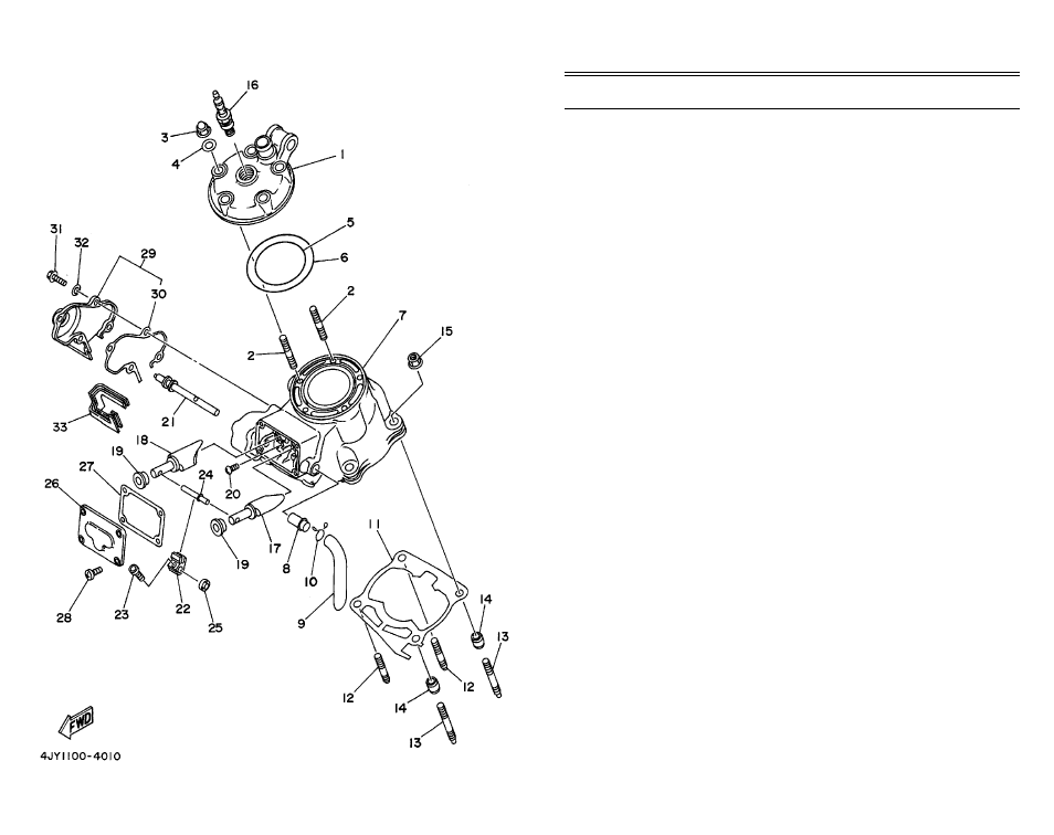 Cylinder head | Yamaha YCDCMP User Manual | Page 2 / 48