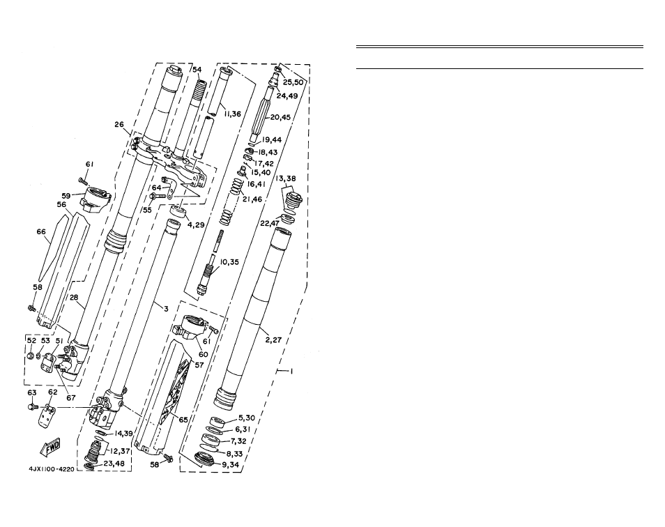 Front fork | Yamaha YCDCMP User Manual | Page 27 / 48