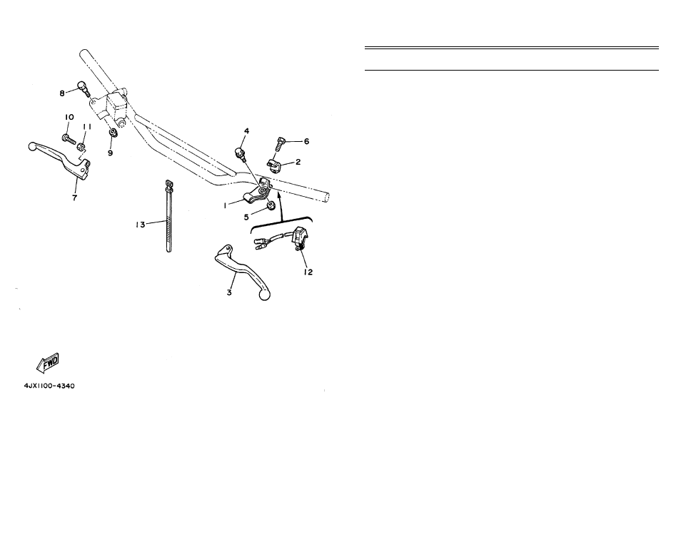 Handle switch - lever | Yamaha YCDCMP User Manual | Page 42 / 48