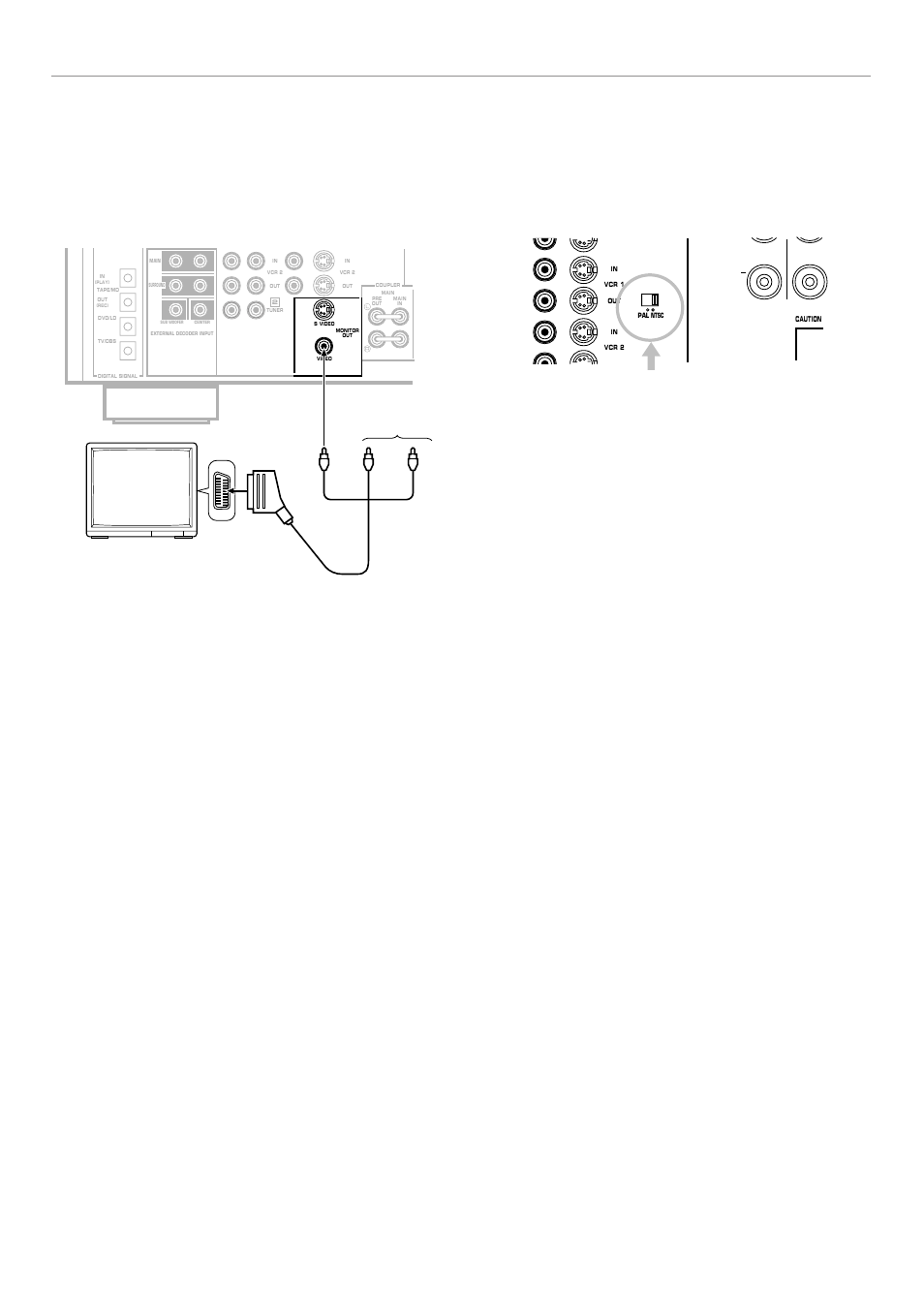 Pal/ntsc switch (china and general models only), Pal/ntsc switch, Preparation | Yamaha DSP-A2 User Manual | Page 18 / 78