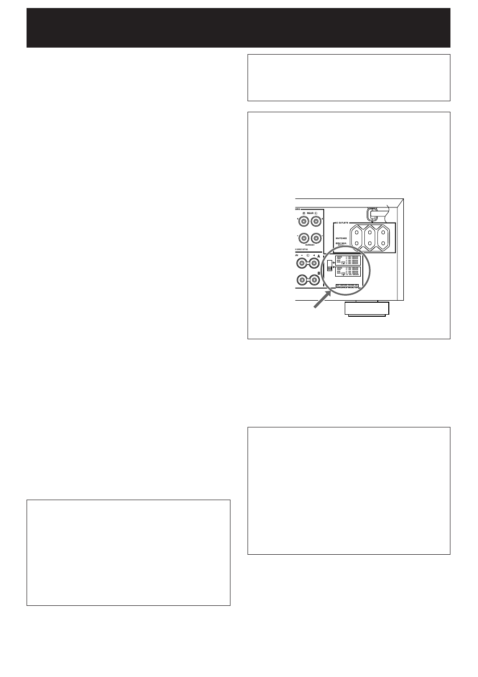 Caution, Caution : read this before operating your unit, For u.k. customers | Special instructions for u.k. model, Impedance selector | Yamaha DSP-A2 User Manual | Page 4 / 78
