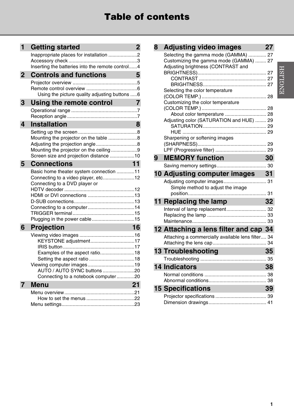 Yamaha DPX-830 User Manual | Page 5 / 46