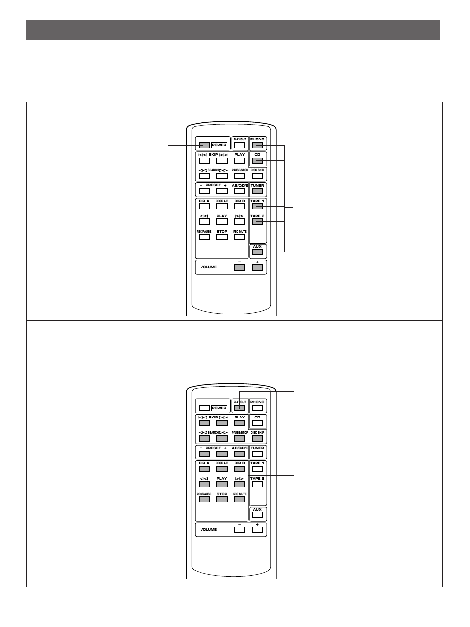 Remote control transmitter | Yamaha AX-890 User Manual | Page 10 / 14