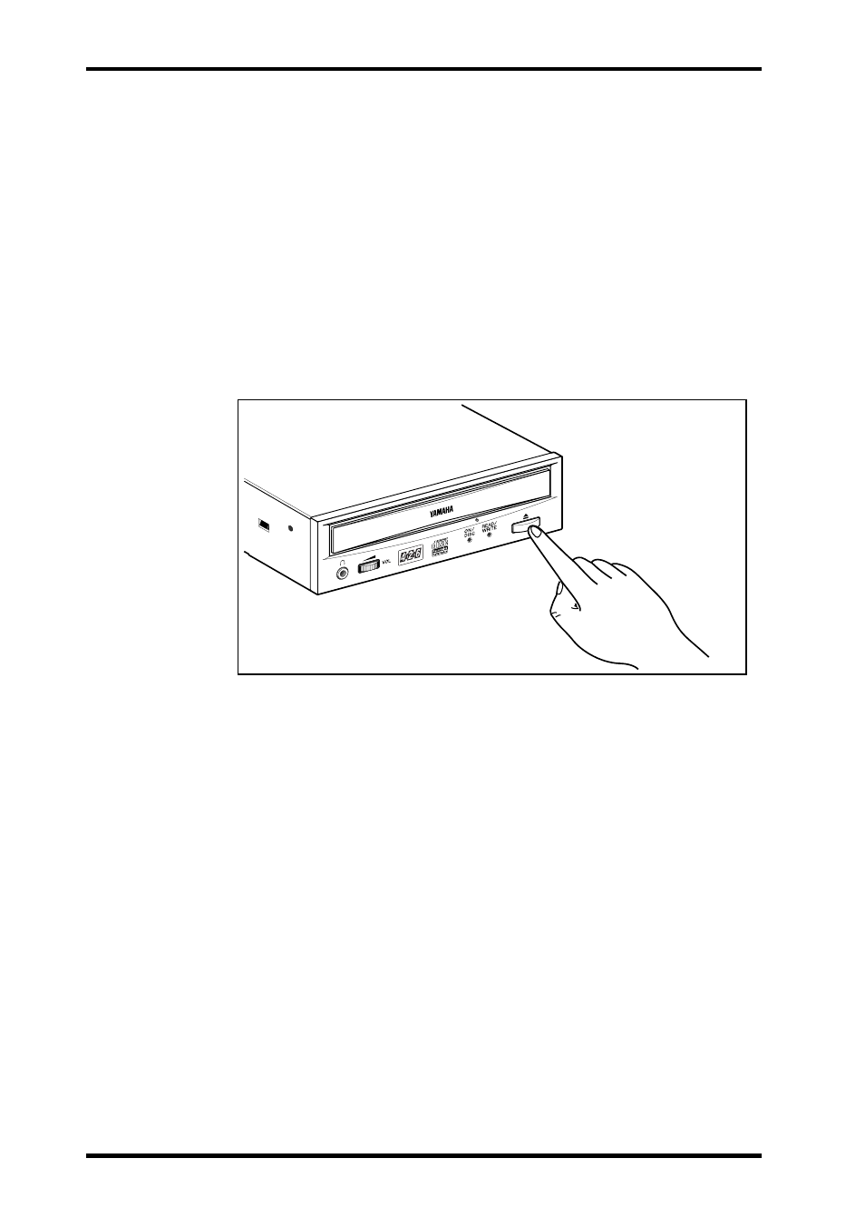 Ejecting the disc, If the crw4261t is powered on, If the crw4261t is not powered on | Yamaha CRW4261t-NB User Manual | Page 20 / 25