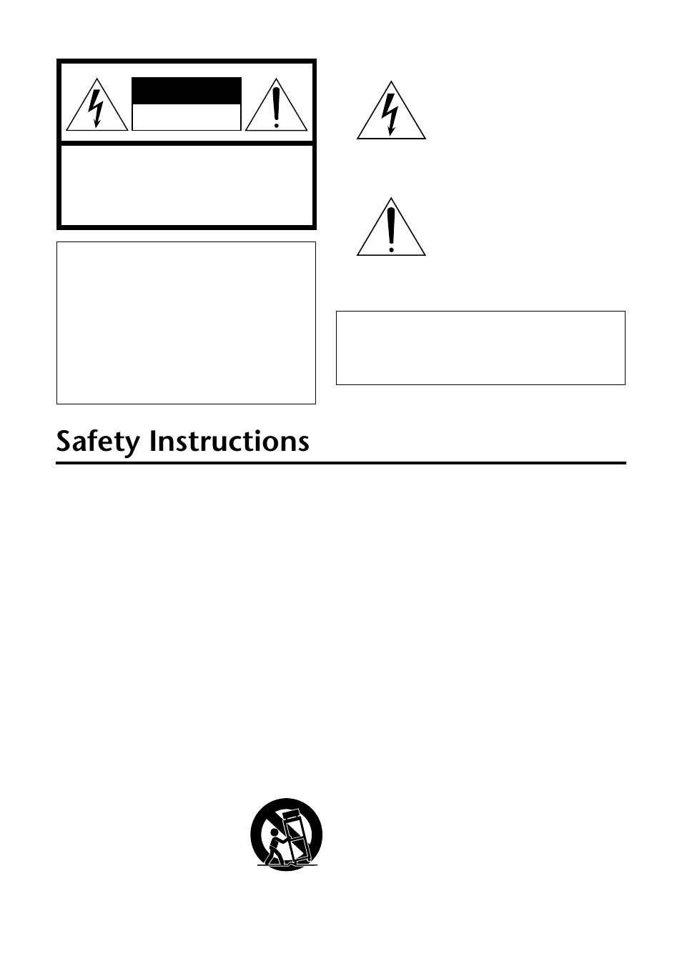 Safety instructions | Yamaha RP-U100 User Manual | Page 2 / 97