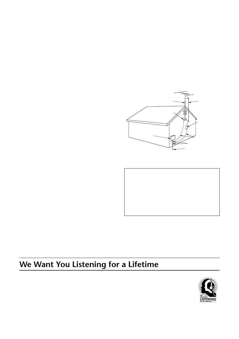 We want you listening for a lifetime | Yamaha RP-U100 User Manual | Page 3 / 97