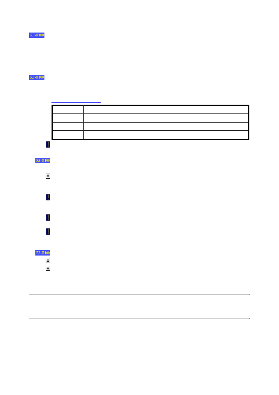 Function list | Yamaha RP-U100 User Manual | Page 34 / 97