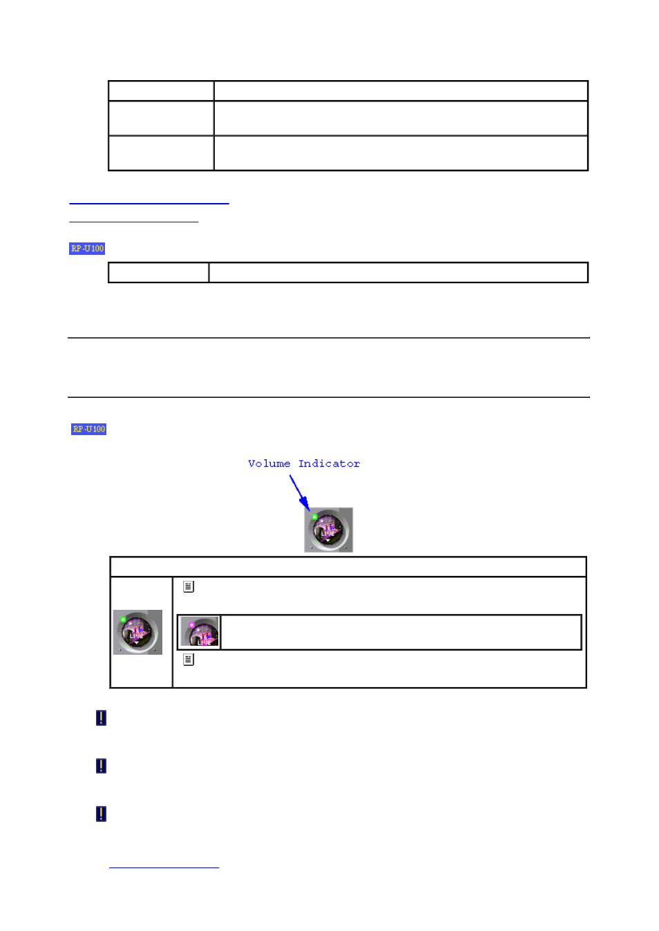 Volume | Yamaha RP-U100 User Manual | Page 56 / 97