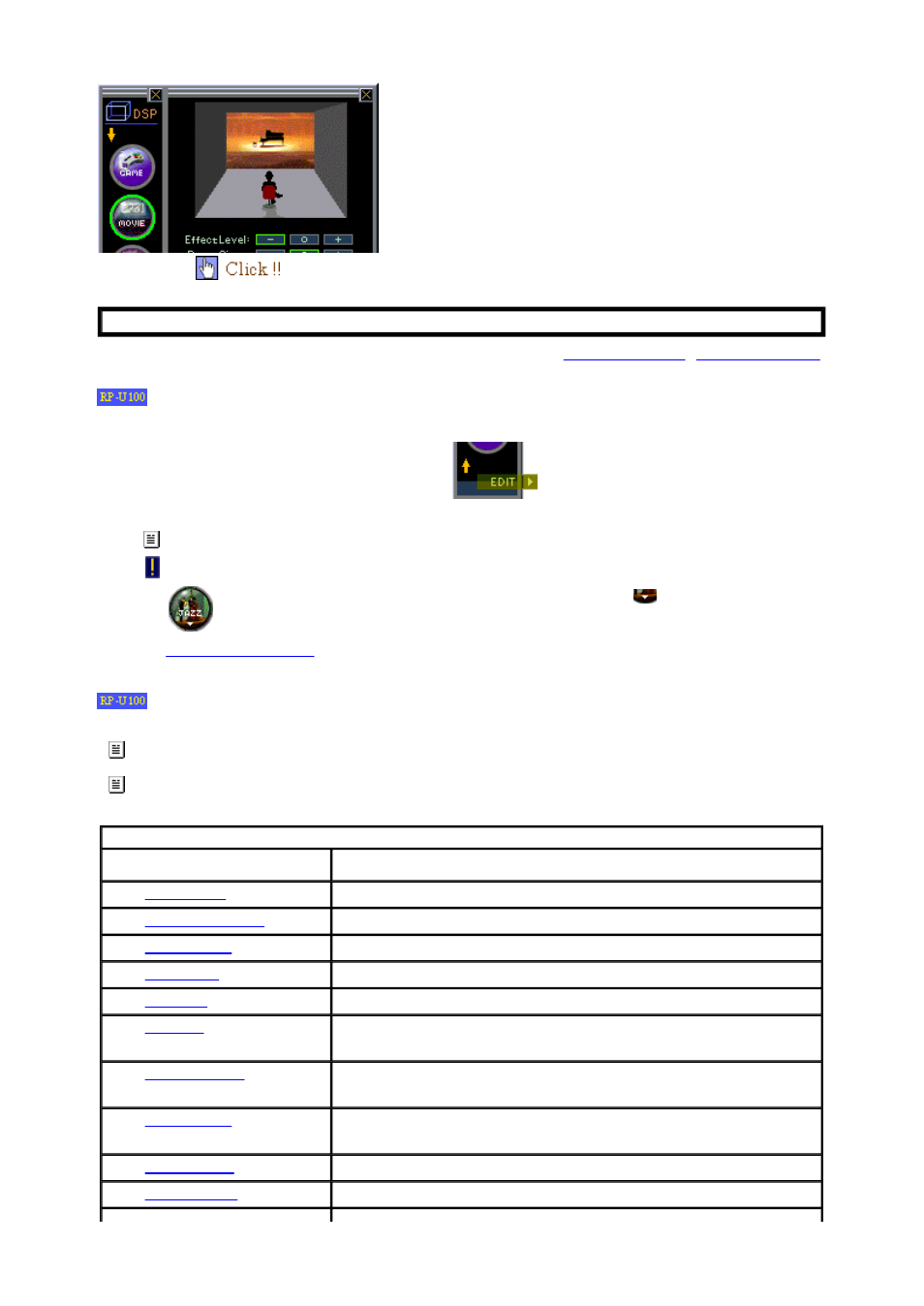 Dsp parameter setting panel | Yamaha RP-U100 User Manual | Page 70 / 97