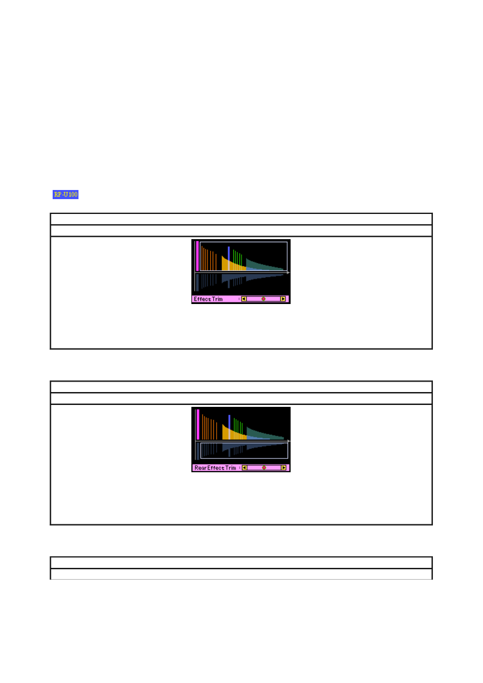 Field program parameter guide | Yamaha RP-U100 User Manual | Page 73 / 97