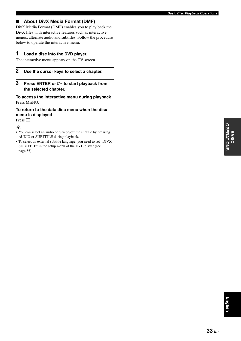 Yamaha MCR-E810 User Manual | Page 37 / 72