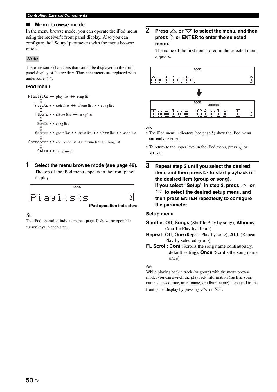 Yamaha MCR-E810 User Manual | Page 54 / 72