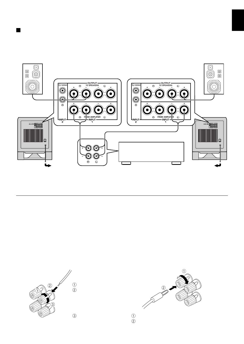 English, Using two subwoofers | Yamaha YST-SW800 User Manual | Page 11 / 19