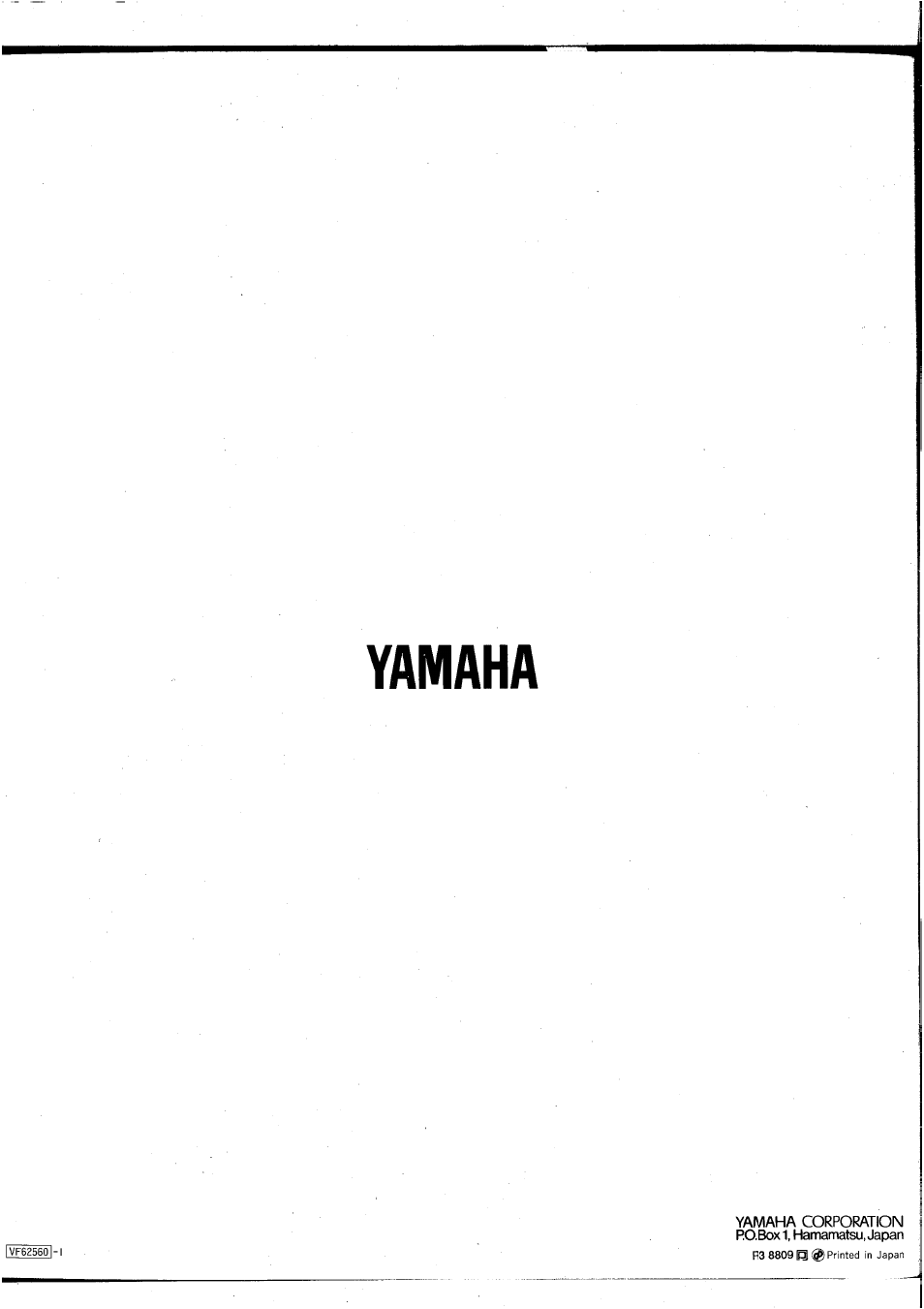 Yamaha | Yamaha MT100 User Manual | Page 68 / 68