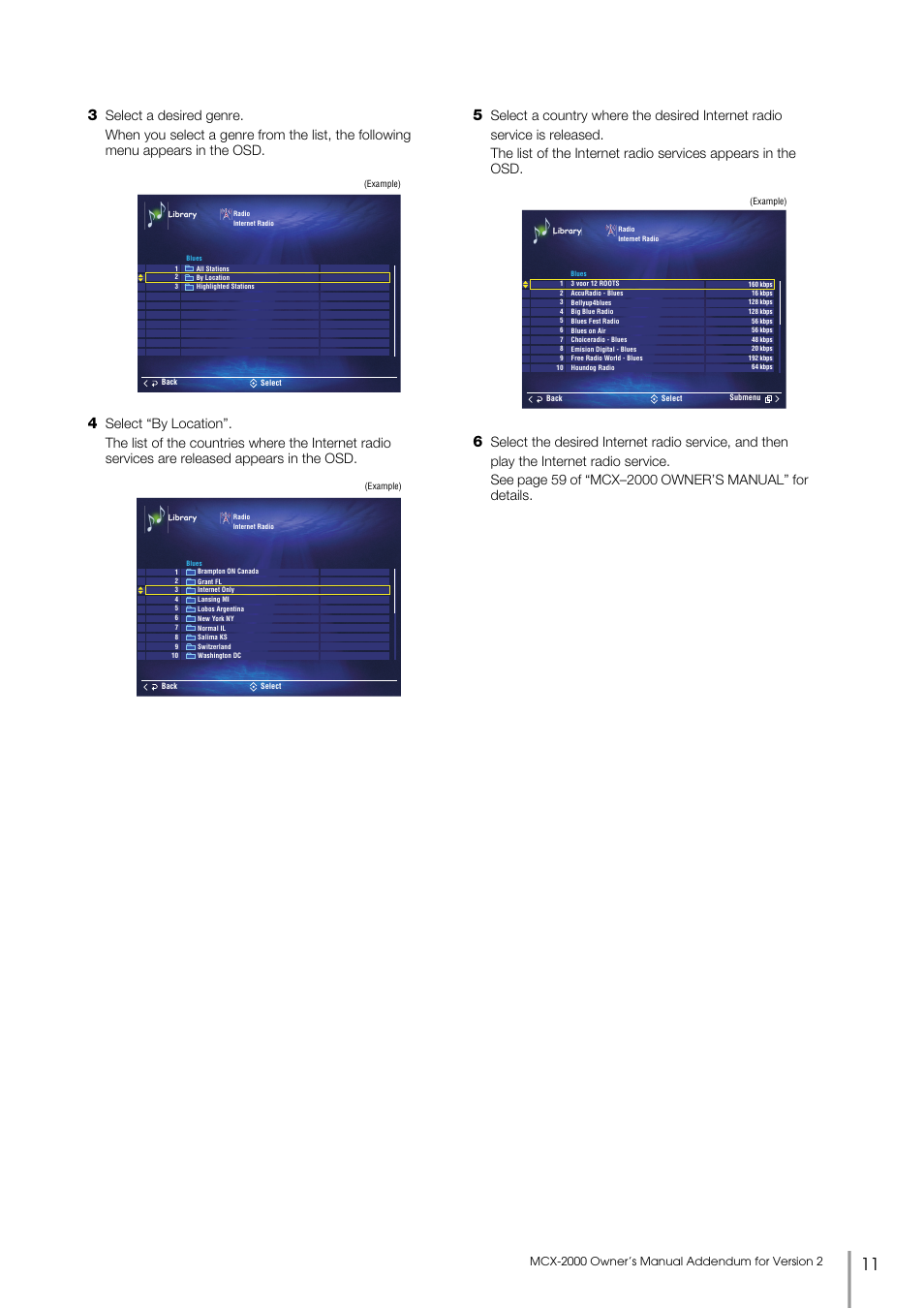 Yamaha MCX-2000 User Manual | Page 11 / 25