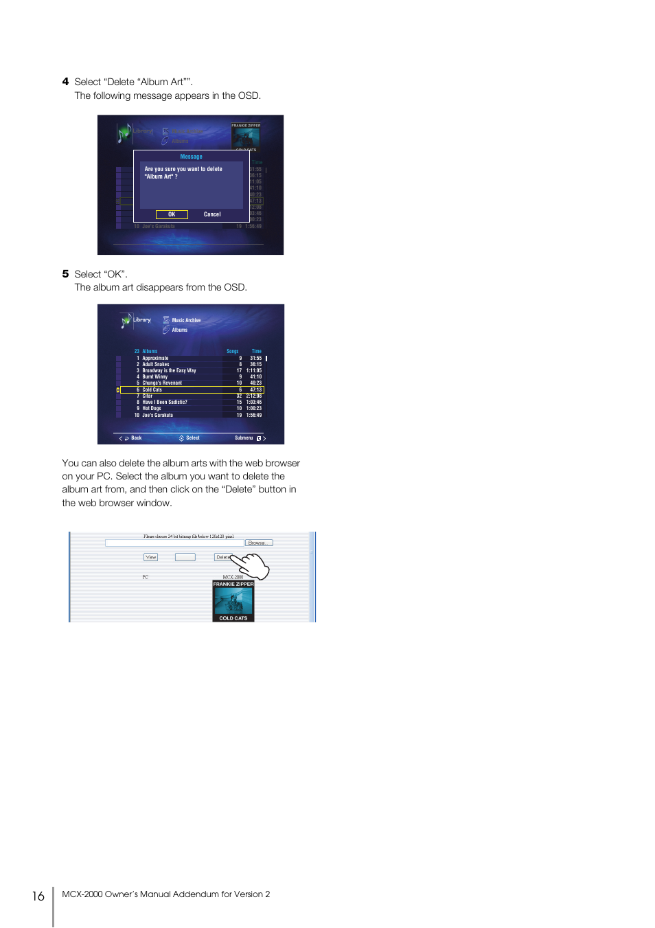 Yamaha MCX-2000 User Manual | Page 16 / 25