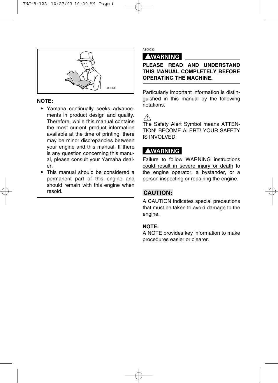 Yamaha EF1600 User Manual | Page 4 / 41