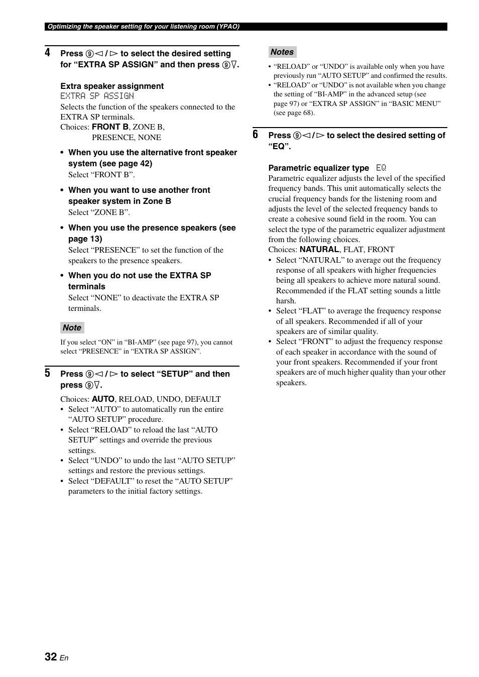 Yamaha DSP-AX863SE User Manual | Page 34 / 126