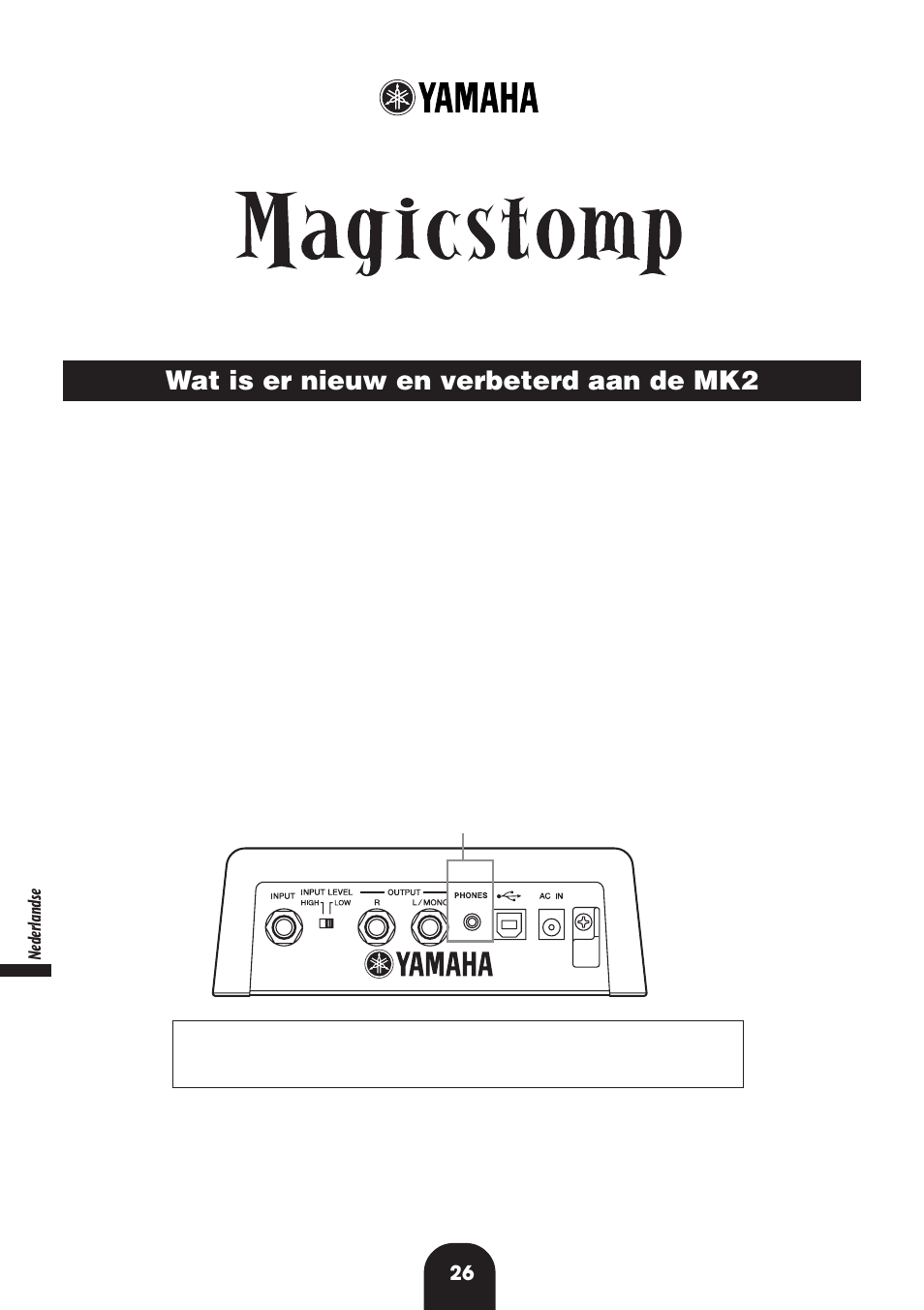 Yamaha MagicStomp MK2 User Manual | Page 26 / 36