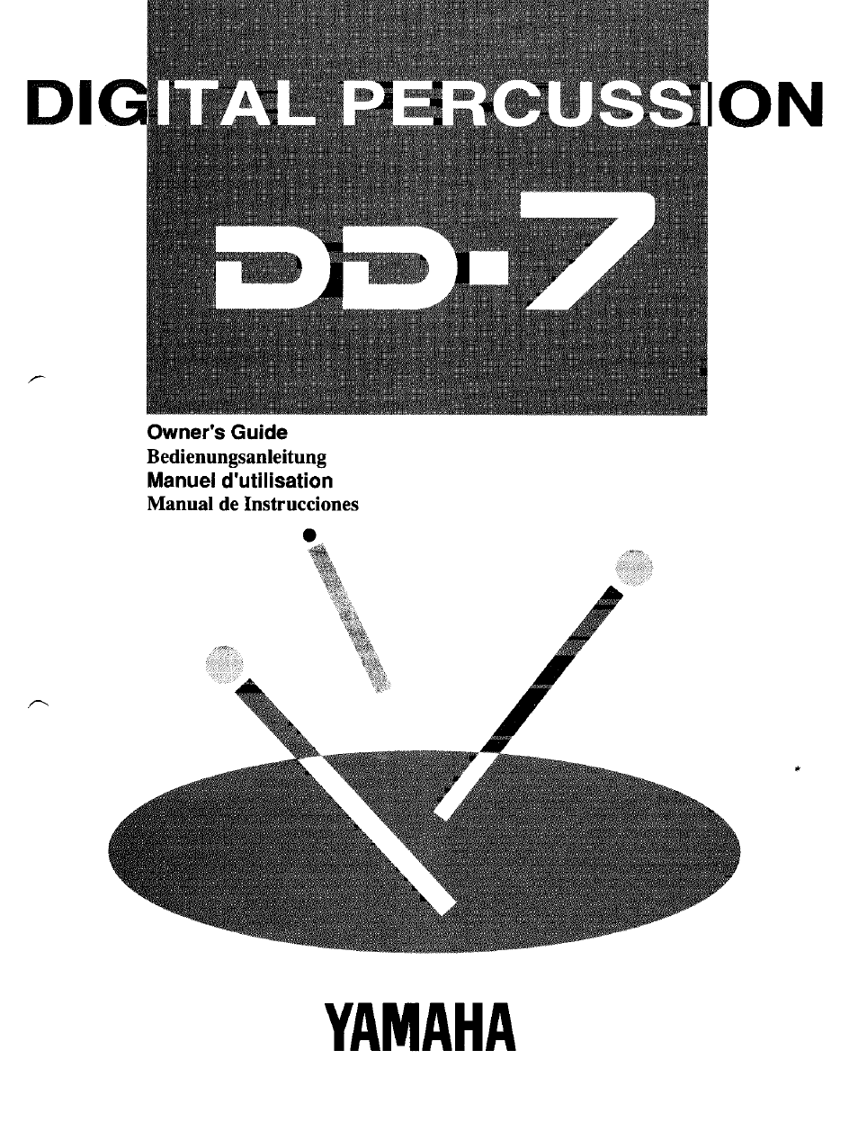 Yamaha DD-7 User Manual | 23 pages