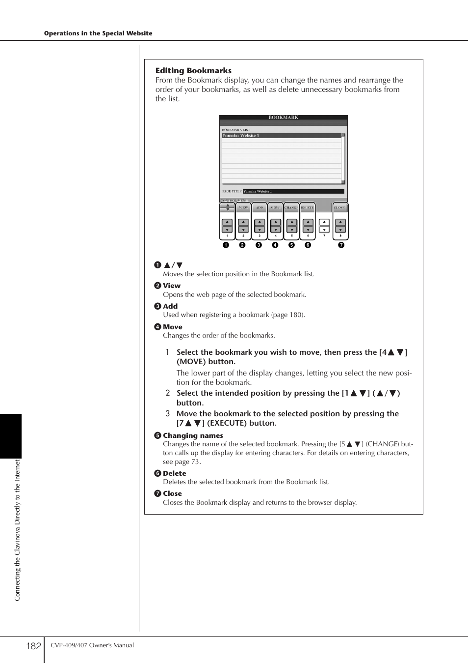 Yamaha CVP-409 User Manual | Page 182 / 226