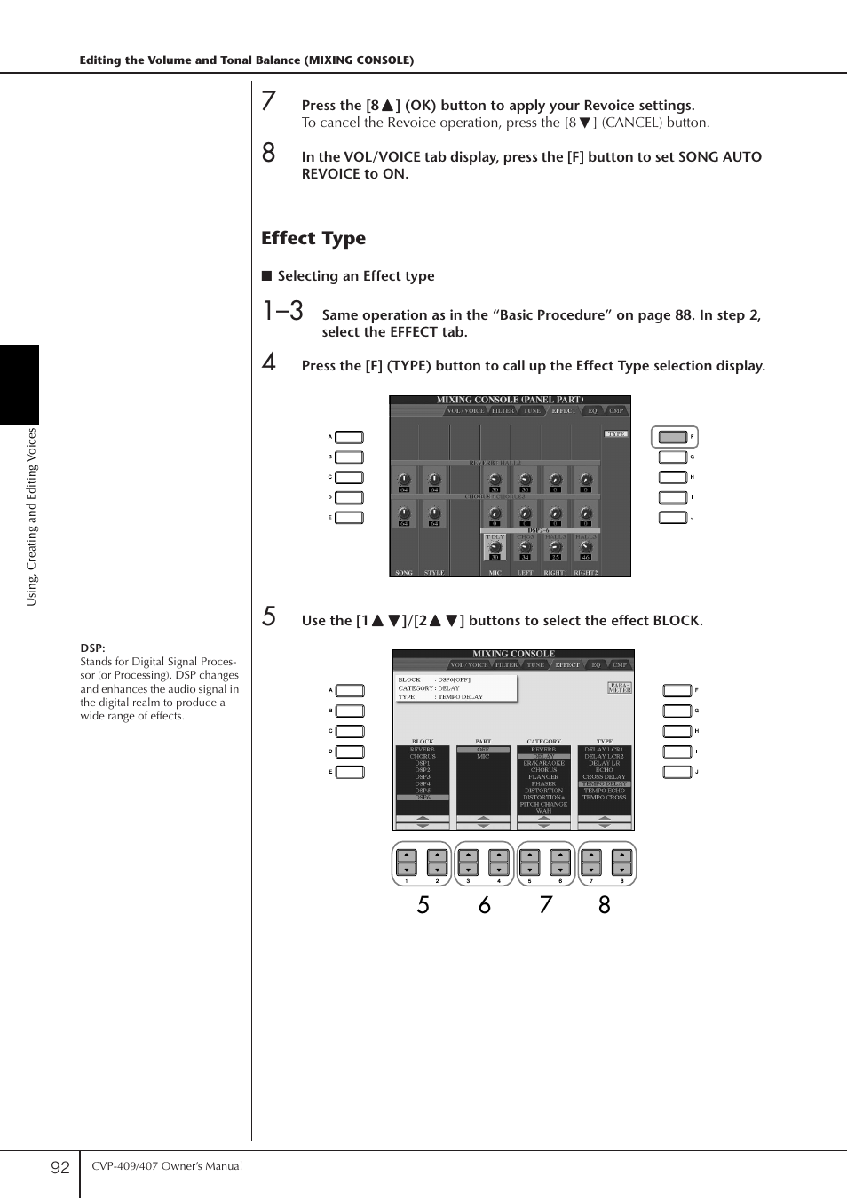 Yamaha CVP-409 User Manual | Page 92 / 226