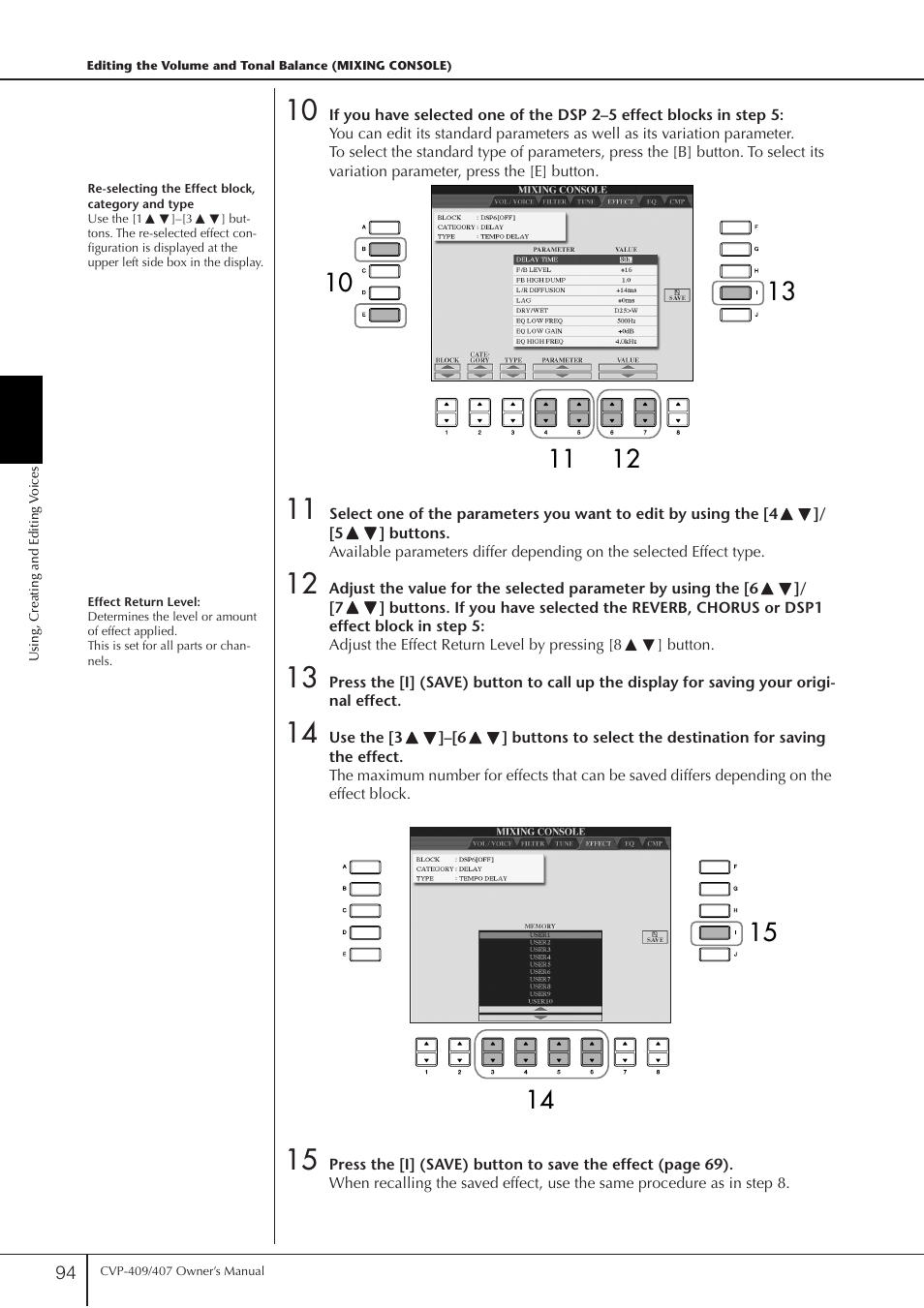 Yamaha CVP-409 User Manual | Page 94 / 226