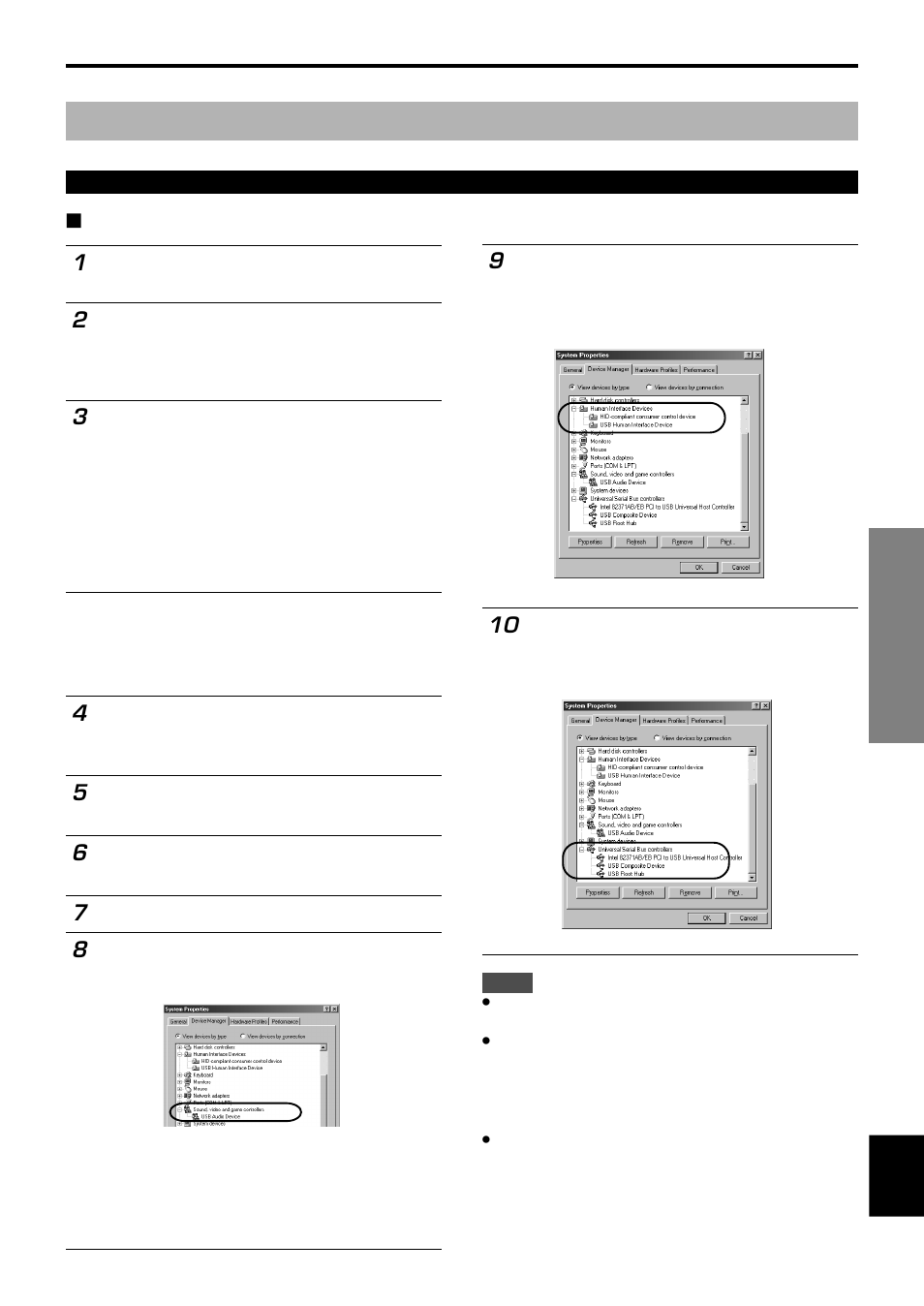 Installing the software, Microsoft windows 98/98se or windows me, English | Yamaha RP-U200 User Manual | Page 49 / 57