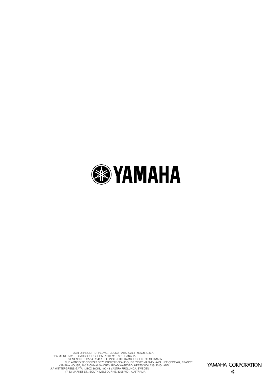 Yamaha RP-U200 User Manual | Page 57 / 57