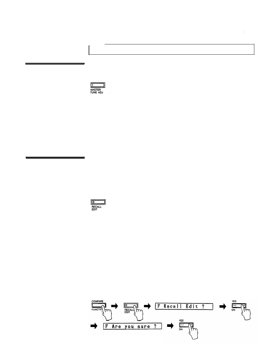 Tuning functions 5. memory management functions, Tuning functions | Yamaha DX27  EN User Manual | Page 19 / 66