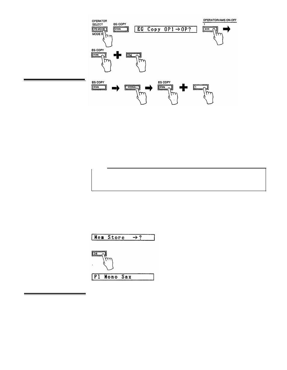 Storing voice data 5, Two approaches to creating your own voices, Two approaches to | Creating your own, Voices, Storing voice data | Yamaha DX27  EN User Manual | Page 41 / 66