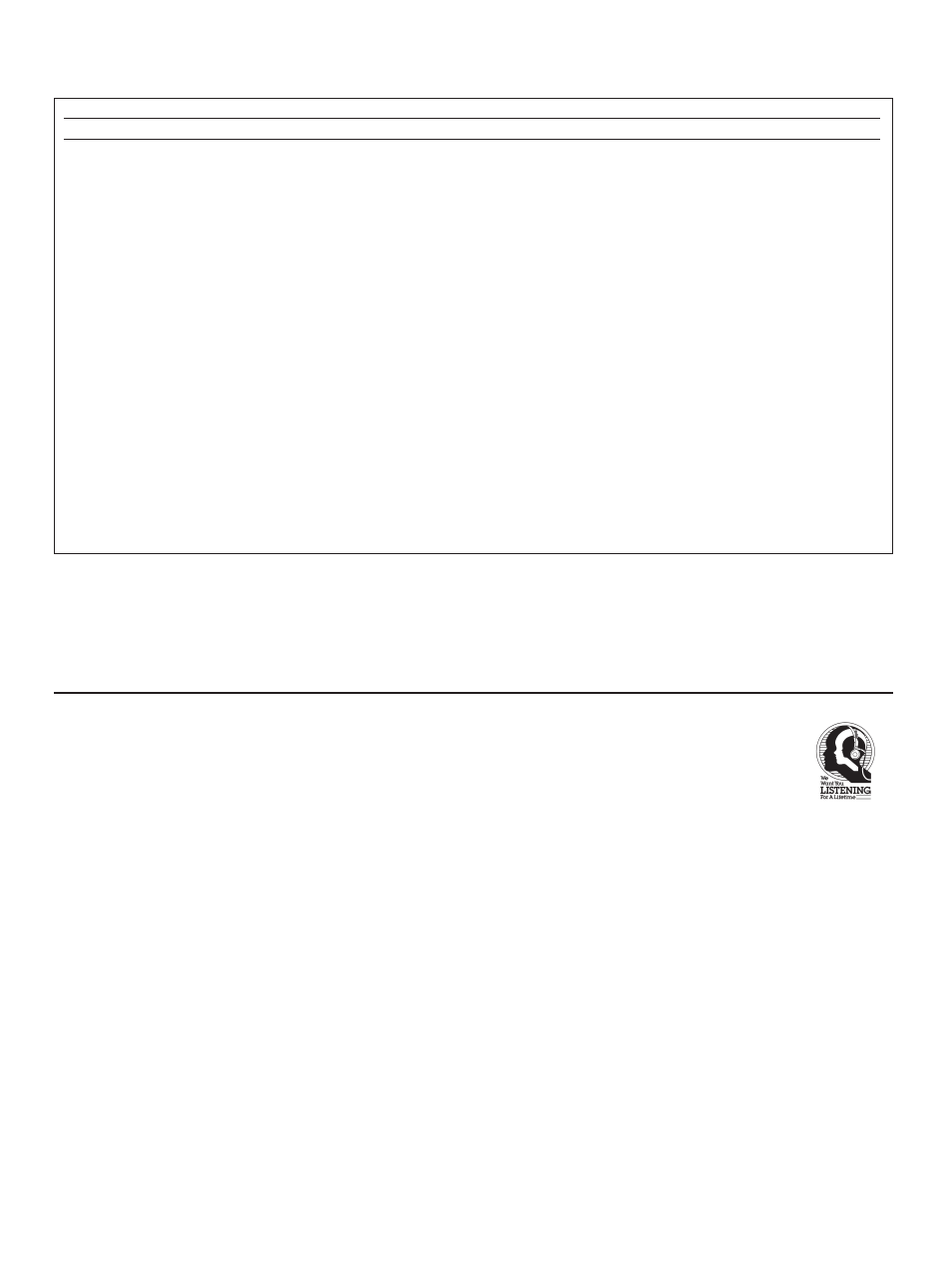 We want you listening for a lifetime | Yamaha YST-SW120/60 User Manual | Page 3 / 12