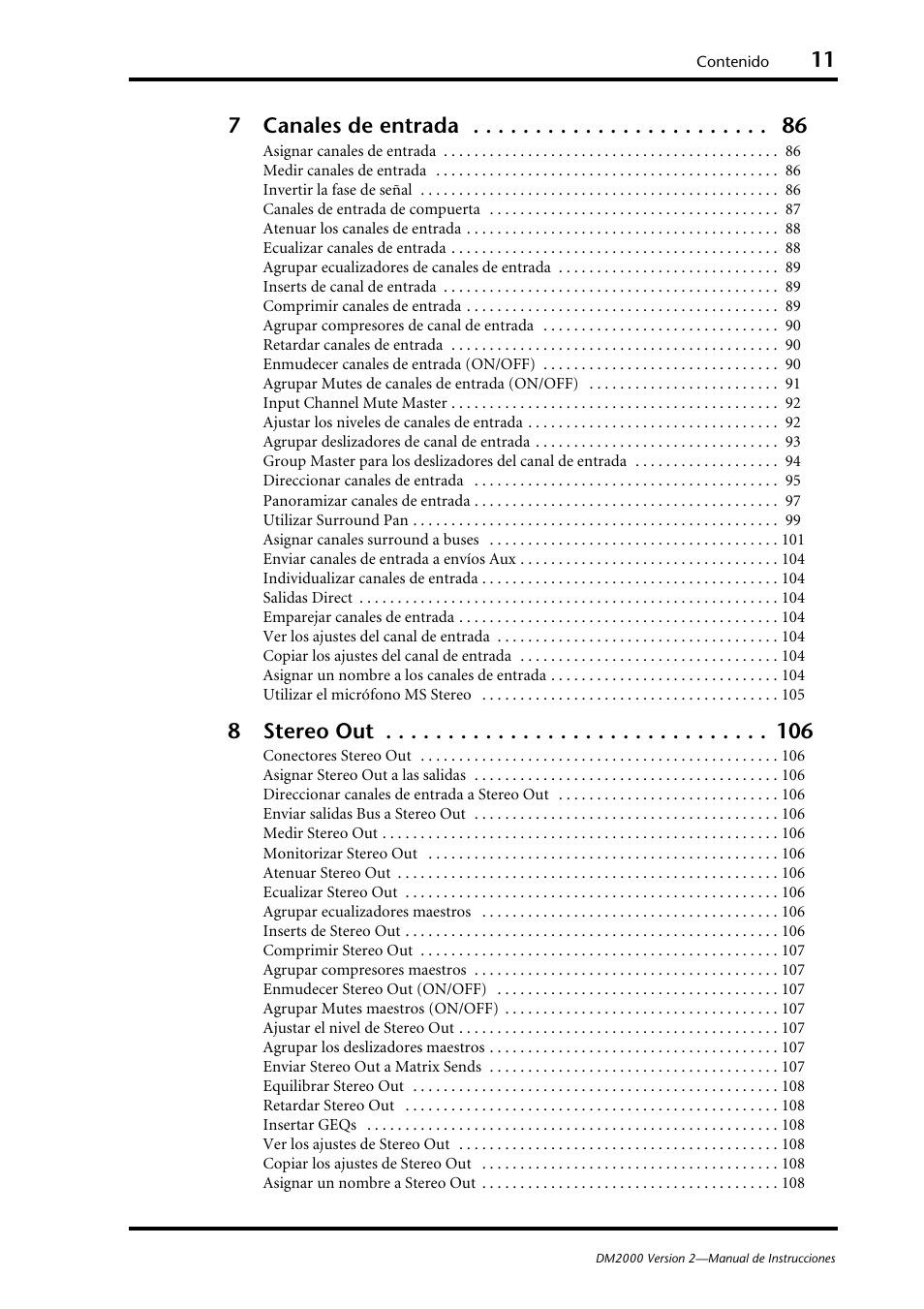 Yamaha DM 2000 User Manual | Page 11 / 410